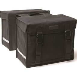 New looxs dubbele canvastas zwart 66.5 LTR (8714827014509)