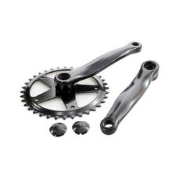 Merkloos crankstel 36t 152 zwart 1/8 (8716637015189)