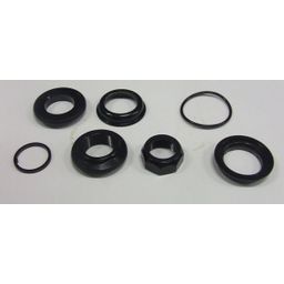 Gazelle Balhoofdstel Orgineel zwart verloop 1-1/8">1" draad (8717118252239)