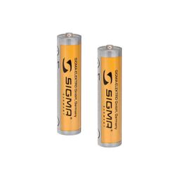 Sigma Batterijset met 2 alkalinebatterijen aaa cubic (4016224003617)