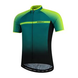 Rogelli Wielershirt KM Dex Zwart/Blauw/Fluor M (8717849104999)