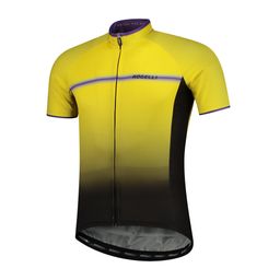 Rogelli Wielershirt KM Dex Zwart/Geel/Paars XL (8717849105279)