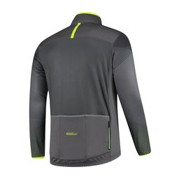 Rogelli Winterjack Wire Grijs/Fluor-Geel L (8717849107198)