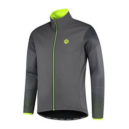 Rogelli Winterjack Wire Grijs/Fluor-Geel M (8717849107204)