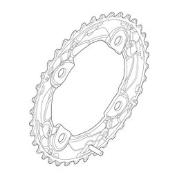 Shimano voorblad fc m615 38 t (4524667580515)