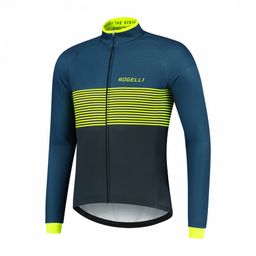 Rogelli Wielershirt LM Boost blauw/fluor S (8720567000924)