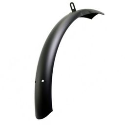 Merkloos Voorspatbord 28" transport 60 mm breed - mat zwart (8716637013840)