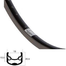 Ryde velg andra 40 28 inch (622) zwart disc 36 gaats 14g (7436912432470)