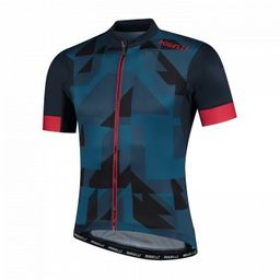 Rogelli Wielershirt KM Brisk Blauw/Rood XL (8717849109932)