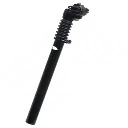 Zadelpen alu verend 27.2 st Post moderne patent micro zwart met vaste strop (8716637017244)