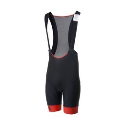 Rogelli Wielerbroek Bret. Rapid Zwart/Rood 2XL (8717849034463)