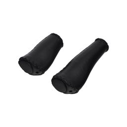 Qt cycle tech handvat set leer 135/95 mm ergo schroefb blister 0502153 (5414704020380)