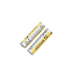 Sigma Batterijset met 2 alkalinebatterijen aaa cubic (4016224003617)