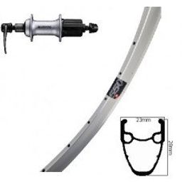 Rodi/shimano Wiel uitvall shimano/rody silver 28'' (2181006575483)