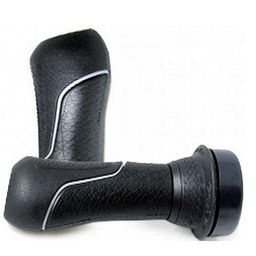 Gazelle Handvat+draaibel zwart L+R compl. 105mm (Widek 3350) (8717118316580)