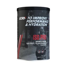 Born Sports drink iso pro red fruit/pomegranate 400gr. (8716178010087)