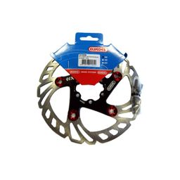 Elvedes Remschijf 6gaats Floating Rx 160mm Black Red 2015206 (8716706015300)