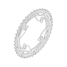 Shimano Kettingblad 42T-AE Deore FC-M610 (4524667490258)