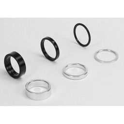 Ergotec Balhd spacer ahead 11/8" 2mm zwart p/st. (4016538038725)