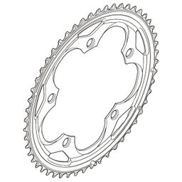 Shimano Kettingblad 52T 105 FC-5700 Zwart (4524667541356)