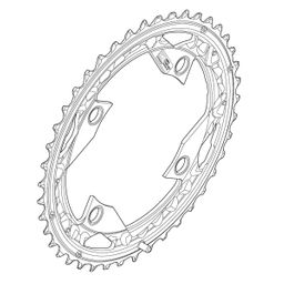 Shimano Kettingblad 42T-AL 10Sp Div FC-M670/M660/670/780 (4524667932642)