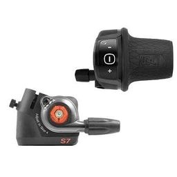 Sunrace Twist shifter 7-Speed met clickbox passend op Sram (4710944266603)