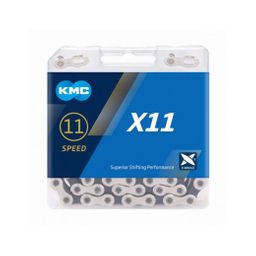 KMC ketting X11 silver/black 114s (4715575890296)