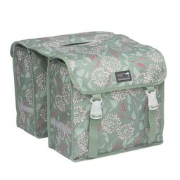 New Looxs fietstas dubbel Fiori Midi Zarah green (8714827115091)