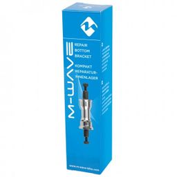 M-Wave vervangende trapas JIS L-127 mm zilver (0887539017835)