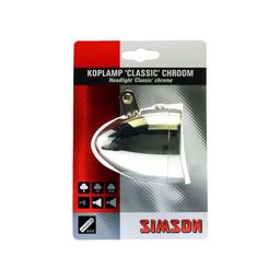 Simson koplamp Classic batterij chroom (8711646207525)