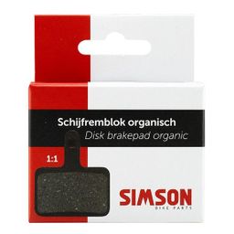Simson schijfremblok organisch Shimano/Tektro (8711646933820)