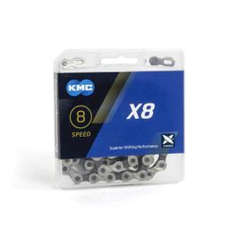 KMC ketting X8 silver/grey 114s (4715575890647)