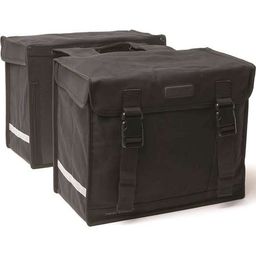 New Looxs fietstas dubbel 31 canvas zwart 66L (8714827014509)