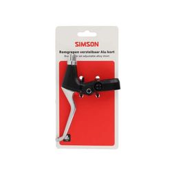Simson remgreep set kort alu/zwart (8711646935992)