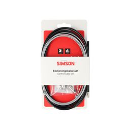 Simson remkabel set universeel met inbus RVS zwart (8711646935541)