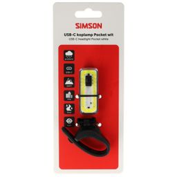 Simson USB-C LED lamp Pocket wit (8711646936807)