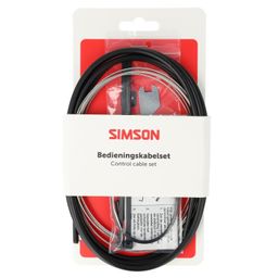 Simson schakel kabel Nexus rvs zwart (8711646935480)