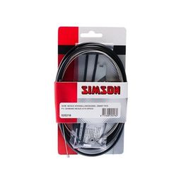 Simson schakel kabel Nexus rvs zwart (8711646935480)