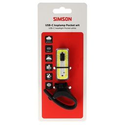 Simson USB-C LED lamp Pocket wit (8711646936807)