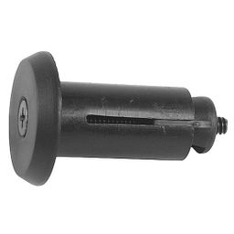 Batavus Bat stuud einddop 18mm pvc zwart (8715957115487)