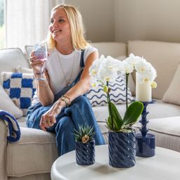 Kolibri Home | Candy sierpot | Hoog - Blue - Ø9cm (8785279222958)