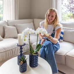 Kolibri Home | Candy sierpot | Hoog - Blue - Ø9cm (8785279222958)