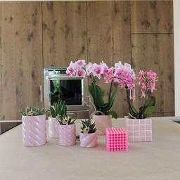 Kolibri Home | Candy sierpot | Hoog - Pink - Ø9cm (8785279222934)
