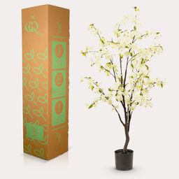 Kunstplant - Prunus - Kersenbloesem - Wit (8720872541723)