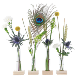 Flower Fest - brievenbus bloemen, incl. vaasjes en standaard (7424922238250)