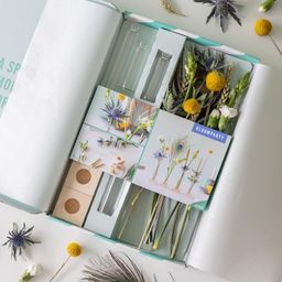 Flower Fest - brievenbus bloemen, incl. vaasjes en standaard (7424922238250)
