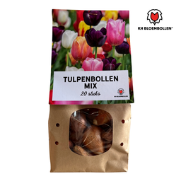 Tulpenbollen Mix – 20 Stuks | KH Bloembollen® | Kleurrijke Tulpenmix – Perfect voor Tuin of Pot – Maat 11/12 – Vers van de Teler (08720256864578)