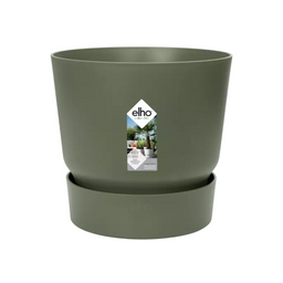 Elho greenville round leaf green - D25cm (8711904332433)