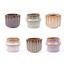Mini kerstboom set 6 - Inclusief pot set Barcelona (8720872023397)