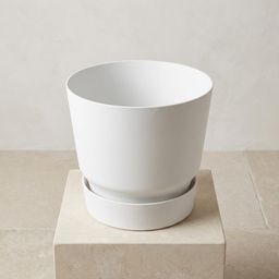 Elho greenville round white - D30cm (8711904338558)